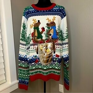 Blizzard Bay unisex ugly Christmas sweater size XL